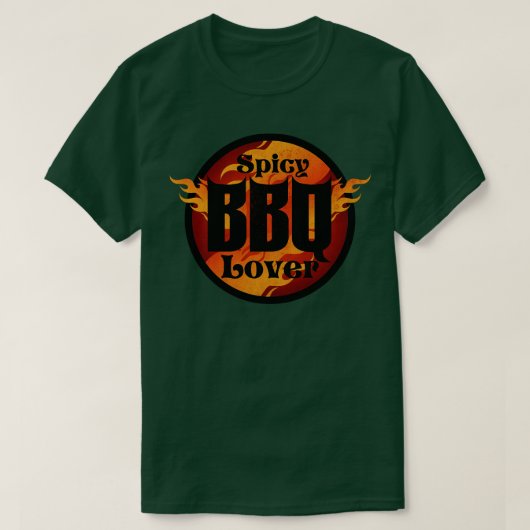スパイシーBBQラブ Tシャツ (デザイン正面)