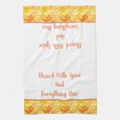 スパイスおよびすべてとタオル賛美される台所 キッチンタオル (縦)