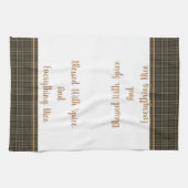 スパイスおよびすべてとタオル賛美される台所 キッチンタオル (横)