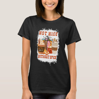 スパイスがないとダメなの 秋 スパイス ラテ コ Tシャツ