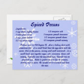 スパイスされたペカンレシピポストカード ポストカード (正面/裏面)