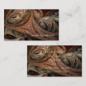 スパイスのねじれのフラクタルのプロフィールカード 名刺 (正面/裏面)