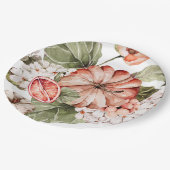 スパイスのカボチャ小さなカボチャの赤ちゃんシャワー ペーパープレート (アングル)