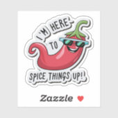 スパイスのスパイスピーマン野菜 シール (シート)