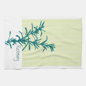 スパイスのローズマリーの台所デザイン キッチンタオル (横)