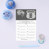 スパイスの名前 |の結婚カーシャワーゲームカード チラシ (シングル)