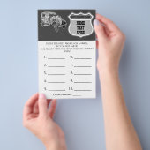 スパイスの名前 |の結婚カーシャワーゲームカード チラシ (ハンドル)