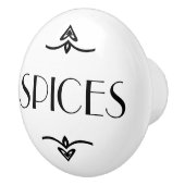 スパイスの引出し セラミックノブ (右)