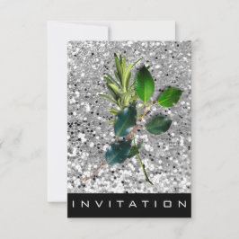 スパイスイタリアンシェフディナーハウスシルバーグリッター 招待状