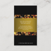 スパイスインドの東洋ビジネスプロフィールのカスタム 名刺 (裏面)