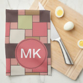 スパイスキャビネット幾何学的 キッチンタオル (四つ折り)