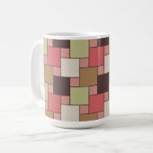 スパイスキャビネット幾何学的 コーヒーマグカップ (正面左)