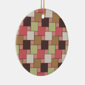 スパイスキャビネット幾何学的 セラミックオーナメント (右)