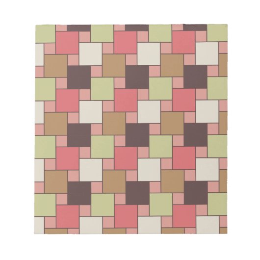 スパイスキャビネット幾何学的 ノートパッド (正面)