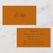 スパイスサイダーで単色 名刺 (正面/裏面)