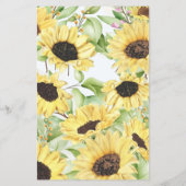 スパイスサンフラワーズブライダルシャワーゲームカード チラシ (裏面)