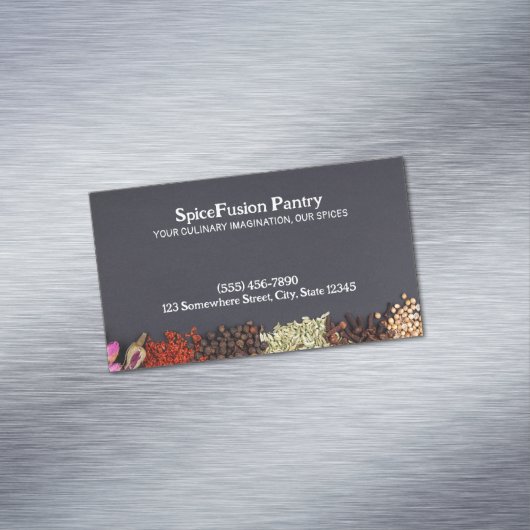 スパイスシェフ マグネット名刺 (インサイチュ)