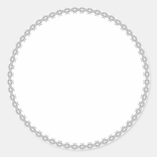 スパイスジャお洒落ー空白の丸ラベル ラウンドシール (正面)