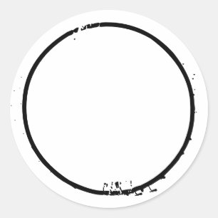 スパイスジャー白動揺して黒縁ど空白の ラウンドシール