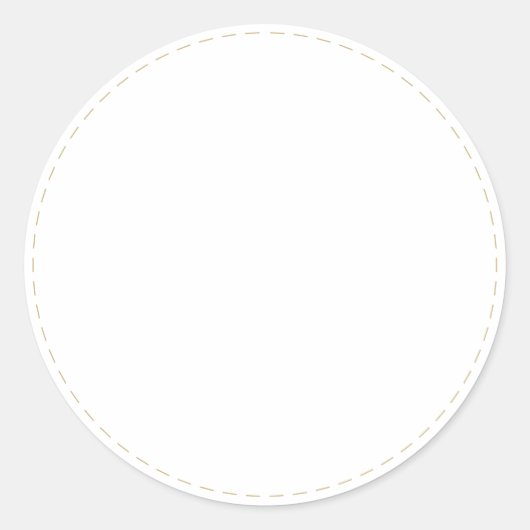 スパイスジャ空白のーのダッシュ線ラベルのラベル ラウンドシール (正面)