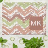 スパイススクライブロンチグザグザグザグ キッチンタオル (折り畳み)