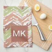 スパイススクライブロンチグザグザグザグ キッチンタオル (四つ折り)