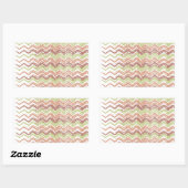 スパイススクライブロンチグザグザグザグ 長方形シール (シート)