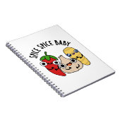 スパイススパイスベイビー おもしろ料理パンプン ノートブック (右側)