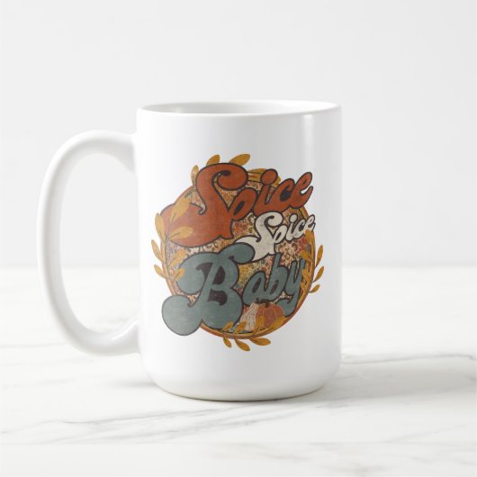 スパイススパイスベビー秋 コーヒーマグカップ (左)