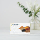 スパイスセラー – ベンデュールデピス 名刺 (スタンド正面)