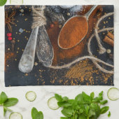 スパイスデザイン キッチンタオル (折り畳み)