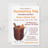 スパイストワイン歓迎 オープンハウス 新築パーティー 招待状 (裏面)