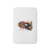 スパイスパニエル犬 – シークレットエージェントドッグ バスマット (正面縦)