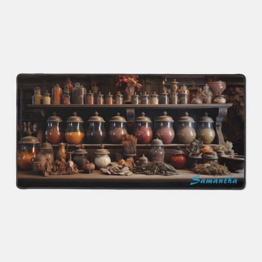 スパイスパーソナライズされたショップカウンター卓上マット デスクマット (正面)