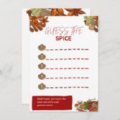 スパイスパーティゲームを予想しよう エンクロージャーカード (正面/裏面)