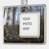 スパイスブッシュの花春 シルバープレートフレームオーナメント (左)