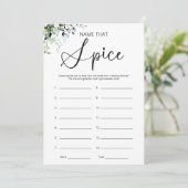 スパイスブライダルシャワーゲーム 招待状 (スタンド正面)