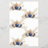 スパイスブルーフラワーブライダルシャワーゲーム チラシ (裏面)