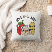 スパイスベビーおもしろいフードパン クッション (ブランケット)