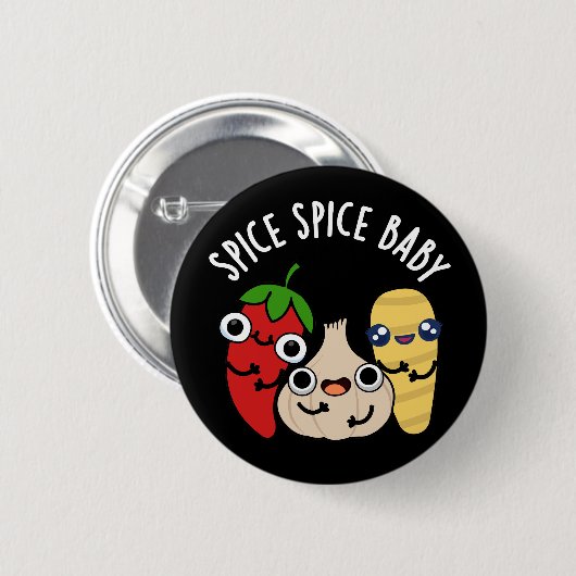 スパイスベビーおもしろいフードプンダークBG 缶バッジ (正面&裏面)