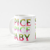 スパイスベビーおもしろい感謝贈り コーヒーマグカップ (正面左)