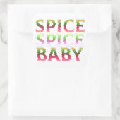 スパイスベビーおもしろい感謝贈り スクエアシール (バッグ)