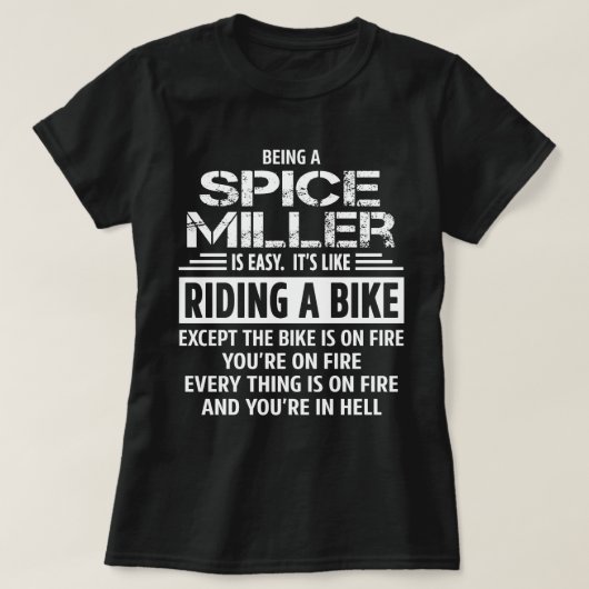 スパイスミラー Tシャツ (デザイン正面)