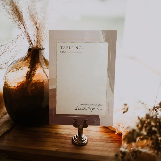 スパイスモダンテラコッタ |テーブル番号カード テーブルナンバー
