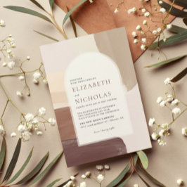 スパイスモダンテラコッタ |ボホ結婚ーの 招待状