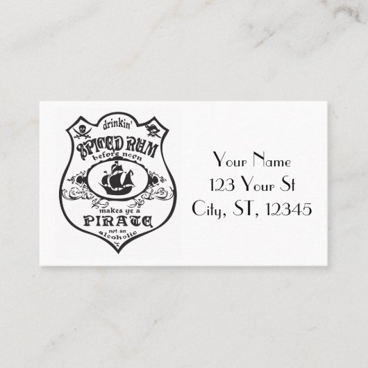 スパイスラム海賊飲料サンダー_コーブ  名刺 (正面)