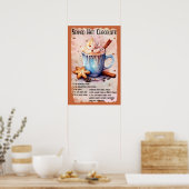 スパイス入りホットチョコレートレシピ ポスター (キッチン)