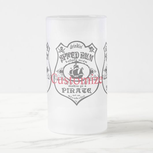 スパイス入りラム海賊飲みThunder_Cove フロストグラスビールジョッキ (中央)
