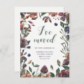 スパイス植物学 |新しいアドレス 案内ポストカード (正面/裏面)