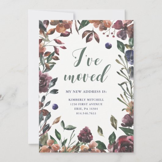 スパイス植物学 |新しいアドレス 案内状 (正面)